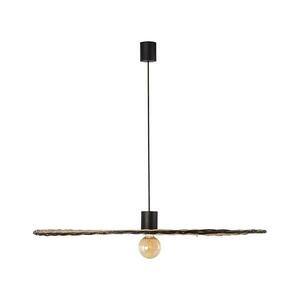 FARO Barcelona FARO 68590-70 - Csillár zsinóron COSTAS 1xE27/15W/230V á. 100 cm fekete/rattan 68590-70 kép
