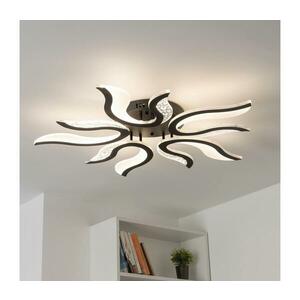 Brilagi - LED Dimmelhető felületre szerelhető csillár TWIST LED/65W/230V 3000-6500K fekete + távirányító BG-J3317/B kép