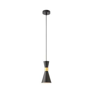 Redo 01-2711 - Csillár zsinóron KILT 1xE27/42W/230V átm. 12 cm fekete 01-2711 kép