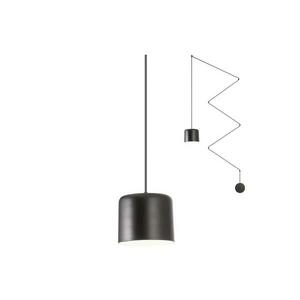 Redo 01-1822 - Csillár zsinóron DODO 1xE27/15W/230V pók fekete 01-1822 kép