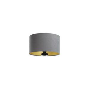 Univerzális STANDART E27 lámpabúra, 45 cm, szürke/arany D-010-014-45/25-SH kép