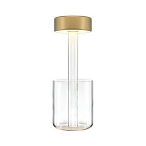 Maytoni MOD229TL-L3G3K1 - állítható fényerő LED asztali lámpa 3W/5V arany/tiszta MOD229TL-L3G3K1 kép