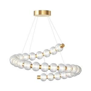 Maytoni MOD555PL-L35G3K - LED Csillár zsinóron AMULET LED/40W/230V 3000K arany MOD555PL-L35G3K kép