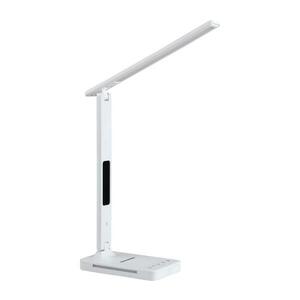 LED Dimmelhető lámpa vezeték nélküli QI töltéssel, kijelzővel és USB porttal LED/7W/230V 3000-6000K KLLNE7BI kép