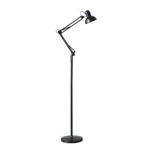 Rugalmas állólámpa AURIQ 1xE27/60W/230V 184 cm fekete KLLATCZ kép