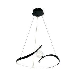 LED Csillár zsinóron PERLA LED/34W/230V fekete ML1177 kép