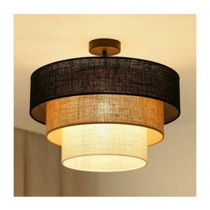 Brilagi - ASPEN LUNETA 1xE27/15W/230V mennyezeti lámpa, 45 cm, fekete/beige/krém 607759 kép