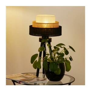 BRILAGI - ASPEN LUNETA asztali lámpa 1xE27/15W/230V fekete/beige/krém 607810 kép