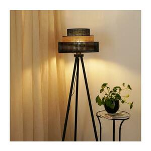 BRILAGI - Állólámpa DAKOTA LUNETA 1xE27/15W/230V fekete/rattan 607889 kép