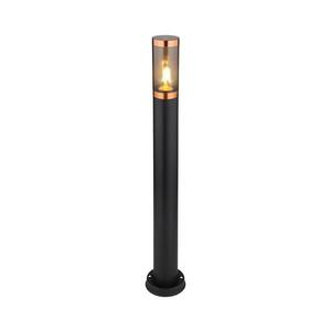 Globo 31588BC - Kültéri lámpa BOSTON 1xE27/23W/230V IP44 80 cm fekete/réz 31588BC kép
