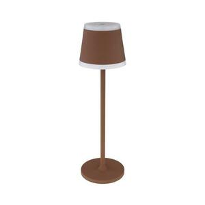 Globo 58433R - LED Dimmelhető asztali lámpa RIDLEY LED/4, 6W/3, 7V 3000K barna 58433R kép