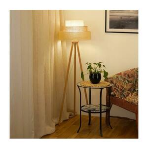 Brilagi - Állólámpa CEDAR LUNETA 1xE27/15W/230V rattan/barna/krém 607964 kép