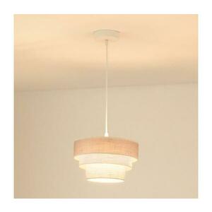BRILAGI - Csillár zsinóron ALASKA LUNETA 1xE27/15W/230V átm. 25 cm szürke/krémes 608091 kép