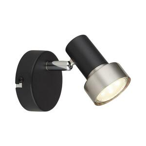 Globo 57917-1N - Fali spotlámpa MASON 1xGU10/25W/230V fekete/ezüst 57917-1N kép