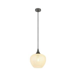Globo 15548HK - Csillár zsinóron MAXY 1xE27/40W/230V átm. 24 cm fehér/antracit 15548HK kép