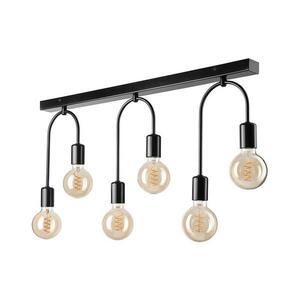 Mennyezeti lámpa JANO 6xE27/15W/230V fekete LM - 6.216 kép