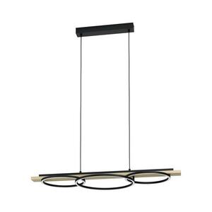 Eglo 901714-LED Dimmelhető csillár BOYAL 2xLED/12, 5W/230V+LED/15, 5W bézs/fekete 901714 kép