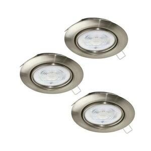 Eglo 901757 - KÉSZLET 3x LED Beépíthető lámpa FAVAZZINA 1xGU10/4W/230V króm 901757 kép