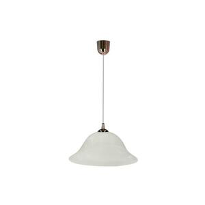 Csillár zsinóron VERA 1xE27/60W/230V réz/fehér 31-24572 kép