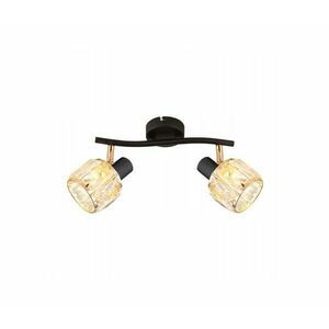 Spotlámpa DUBAI 2xE14/40W/230V fekete/arany 92-30177 kép