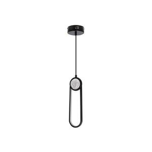LED Csillár zsinóron LACRIMA LED/15W/230V 3000K fekete 31-35585 kép