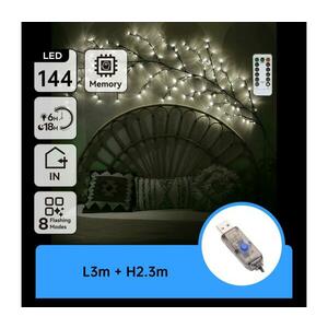 B.V. - LED Fali dekoráció 144xLED/5W/5V hideg fehér B10303Y21 kép