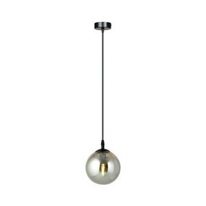 EMIBIG Csillár zsinóron COSMO 1xE14/10W/230V átm. 14 cm fekete/szürke 712/1 kép
