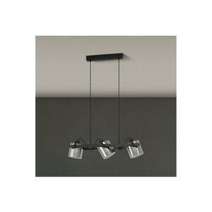 Eglo 780478 - Csillár zsinóron CALERINO 3xE27/40W/230V fekete 780478 kép