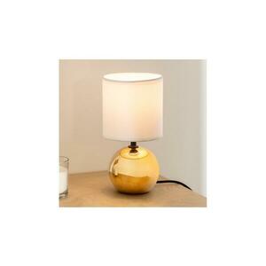 Atmosphera - Asztali lámpa TIMÉO 1xE14/60W/230V arany/fehér 116289U kép