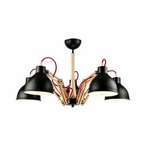 Fali lámpa MARCELLO 5xE27/60W/230V LM 5.96 NATUR kép