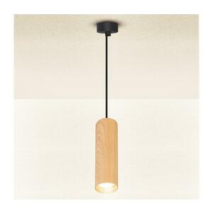 BRILAGI - Csillár zsinóron SELE 1xGU10/30W/230V fekete/tölgy dekor WO-P5-OEM kép
