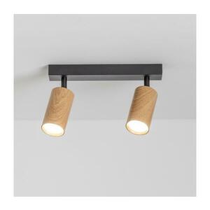 Brilagi - Spotlámpa SELE 2xGU10/30W/230V fekete/tölgy dekor WO-Z2-A-OEM kép