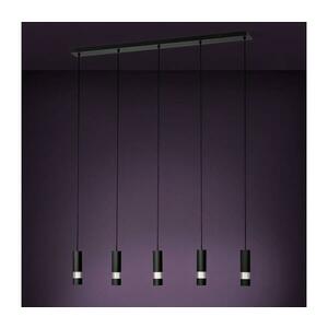 Eglo 39706 - LED Csillár zsinóron BERNABETA 5xGU10/4, 6W/230V fekete 39706 kép