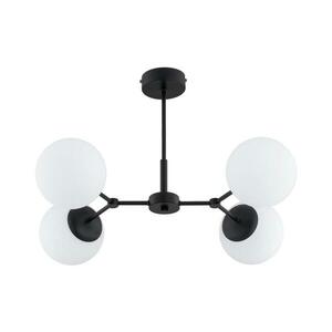 Csillár rúdon FOTON 4xE14/10W/230V fekete 63343 kép