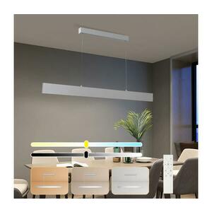BRILAGI - LED Dimmelhető csillár zsinóron SLIMLINE LED/40W/230V 3000-6000K ezüst + távirányító BRI158 kép