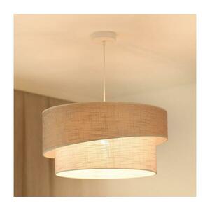 BRILAGI - Csillár zsinóron DOVER SHINE 1xE27/15W/230V átm. 50 cm szürke/krémes 608145 kép