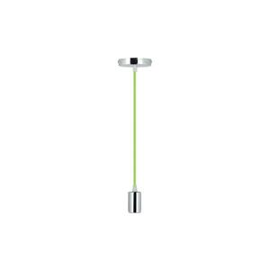 Tápkábel 1xE27/60W/230V zöld/fényezett króm 3785 kép