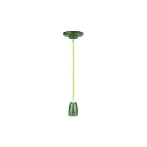 Tápkábel 1xE27/60W/230V zöld/porcelán 3805 kép