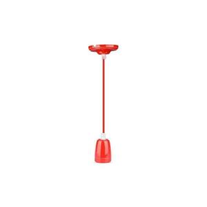 Tápkábel 1xE27/60W/230V piros/porcelán 3807 kép