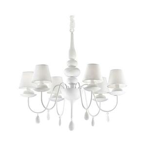 Ideal Lux - Csillár láncon BLANCHE 6xE14/40W/230V átm. 75 cm fehér 35581 kép