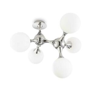 Ideal Lux - Felületre szerelt csillár NODI 5xE14/28W/230V 50x55 cm fényes króm/fehér 73712 kép
