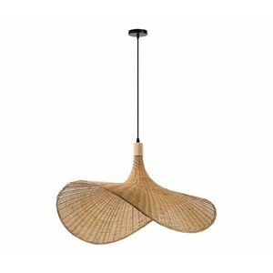 08290L - Csillár zsinóron SOMBRERO 1xE27/40W/230V átm. 80 cm rattan 08290L kép