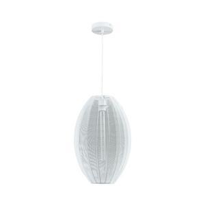 Csillár zsinóron KAREI 1xE27/20W/230V átm. 30 cm fehér 330628 kép