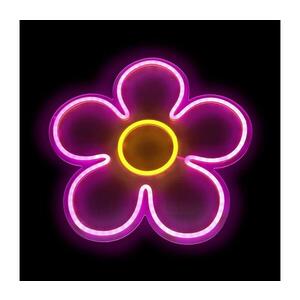 2Kids Toys - LED neon falidekoráció, LED/5W/USB, virágmotívum 2D98104 kép