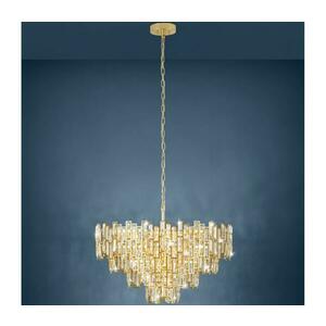 Eglo 39614 - Csillár láncon CALMEILLES 10xE14/25W/230V á. 78 cm 39614 kép