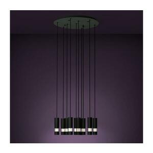 Eglo 39708 - LED Csillár zsinóron BERNABETA 10xGU10/4, 6W/230V fekete 39708 kép