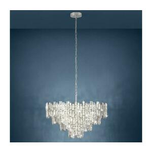 Eglo 39627 - Csillár láncon CALMEILLES 10xE14/25W/230V á. 78 cm 39627 kép