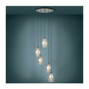 Eglo 39567 - Csillár zsinóron ESTANYS 5xE27/60W/230V füstös 39567 kép