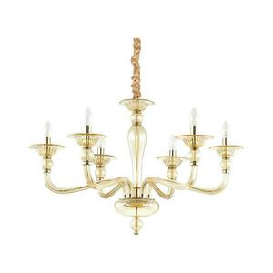 Ideal Lux - Csillár láncon DANIELI 6xE14/40W/230V átm. 85 cm réz 159942 kép