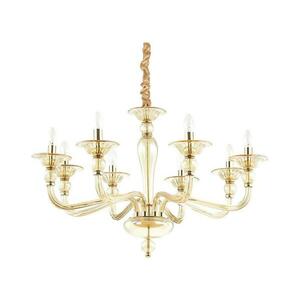 Ideal Lux - Csillár láncon DANIELI 8xE14/40W/230V átm. 85 cm réz 159973 kép